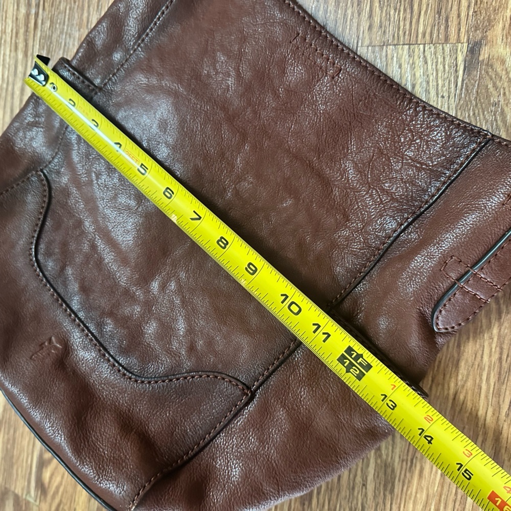FRYE Leather Side Pocket Boho Purse - Picture 15 of 16